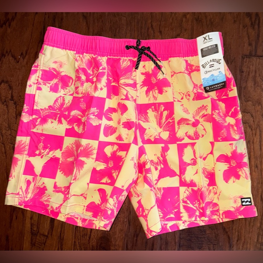 NWT Limited Edition Billabong Men's Standard Elastic Waist Boardshort Swim Short